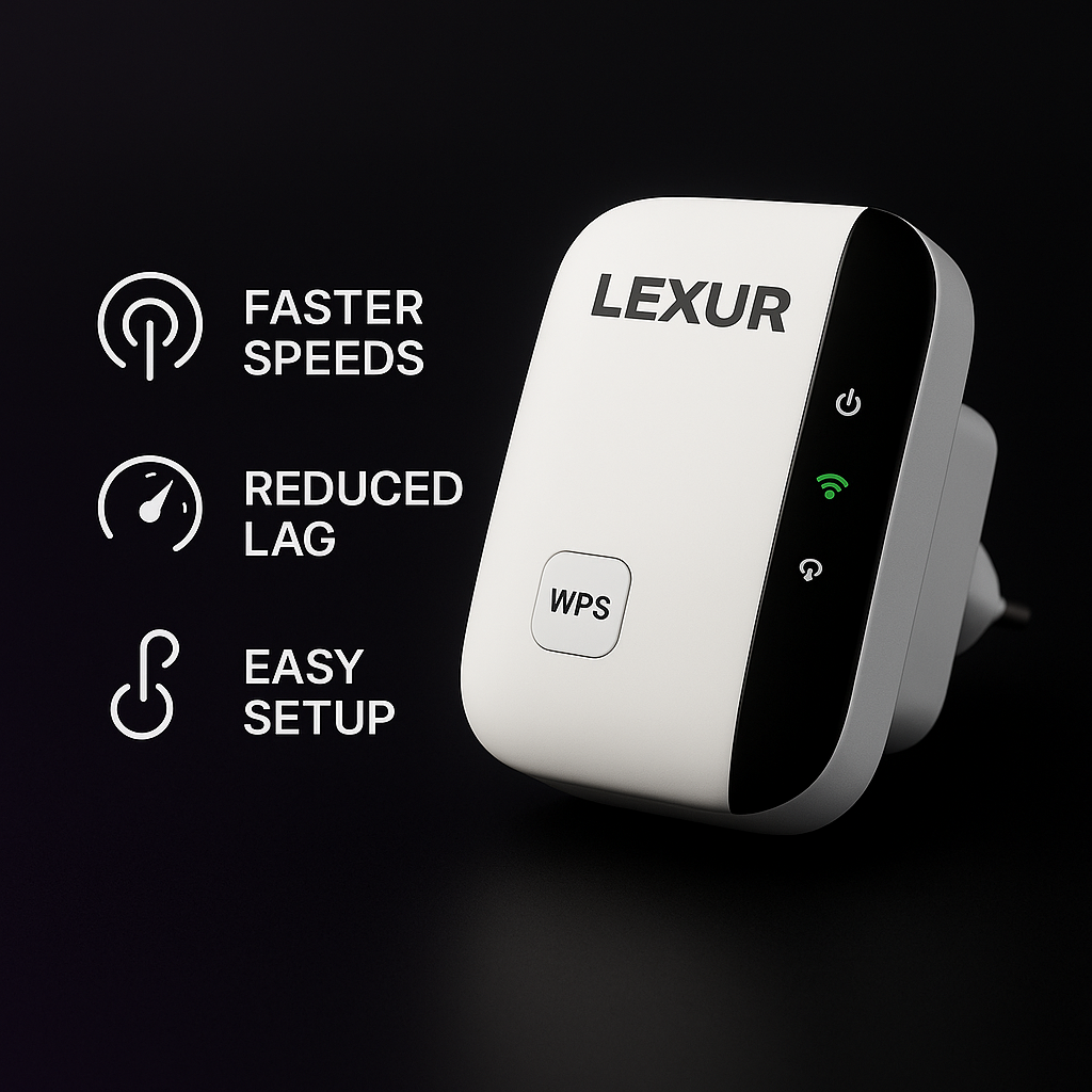 Lexur Wifi Booster™ - UNLEASH FASTER SPEEDS